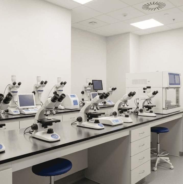 Modern fertility laboratory